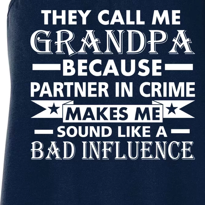 Funny Grandpa Grandfather Women's Racerback Tank