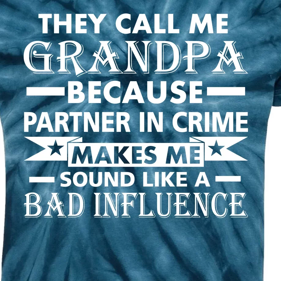 Funny Grandpa Grandfather Kids Tie-Dye T-Shirt