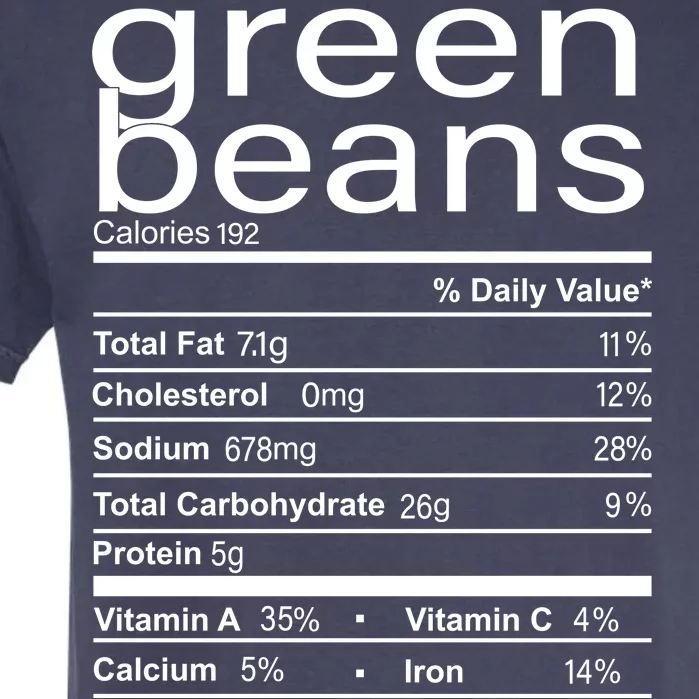 Funny Green Bean Nutrition Garment-Dyed Heavyweight T-Shirt