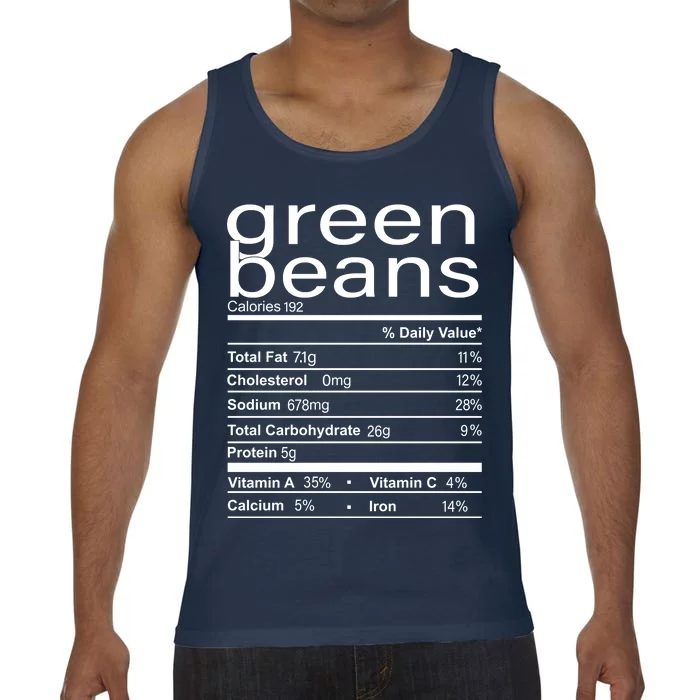 Funny Green Bean Nutrition Comfort Colors® Tank Top