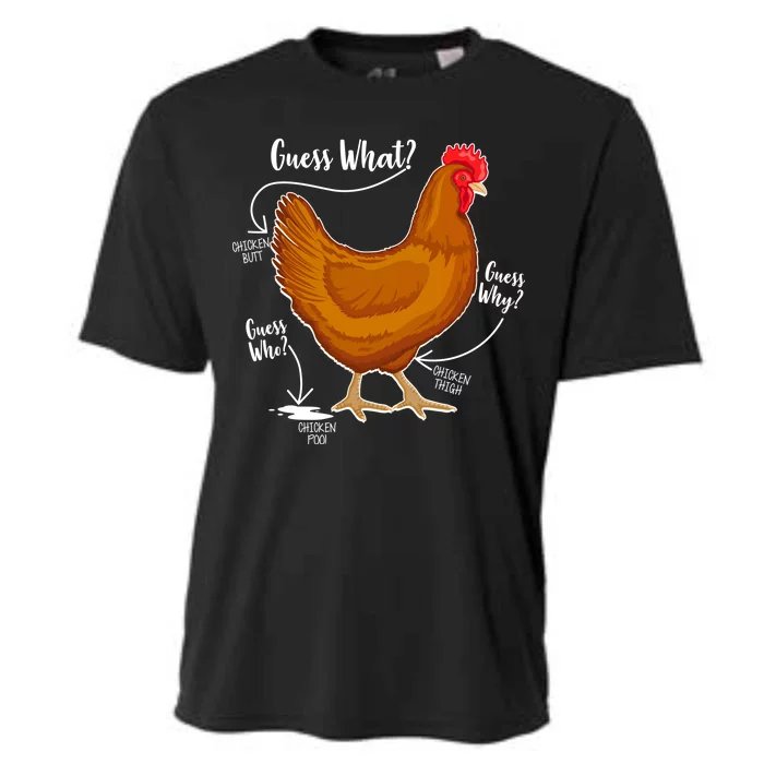 Funny Guess What Chicken Butt ggg Cooling Performance Crew T-Shirt