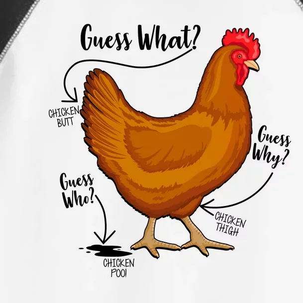 Funny Guess What Chicken Butt ggg Toddler Fine Jersey T-Shirt