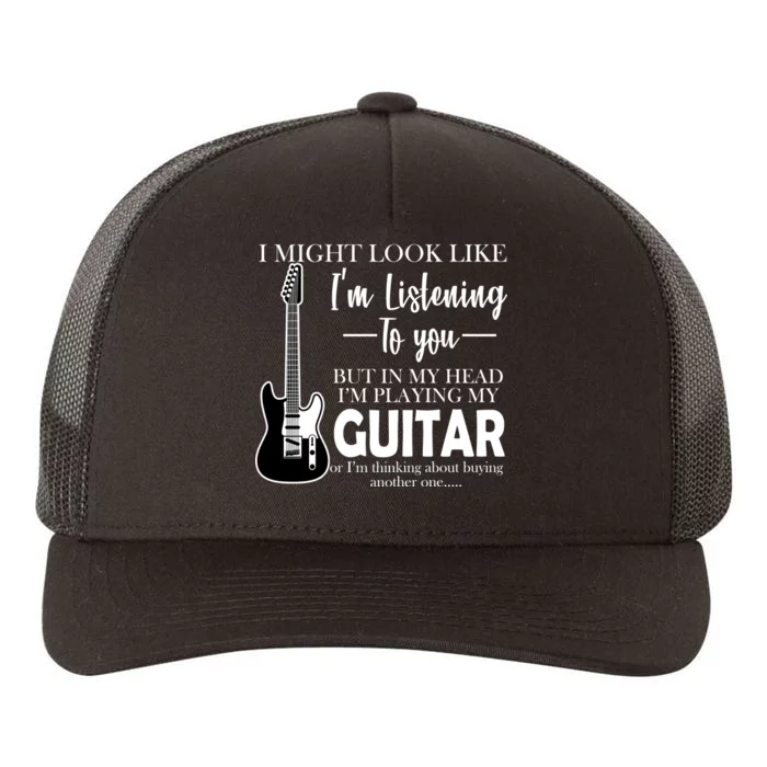 Funny Guitar Sarcastic Saying Yupoong Adult 5-Panel Trucker Hat