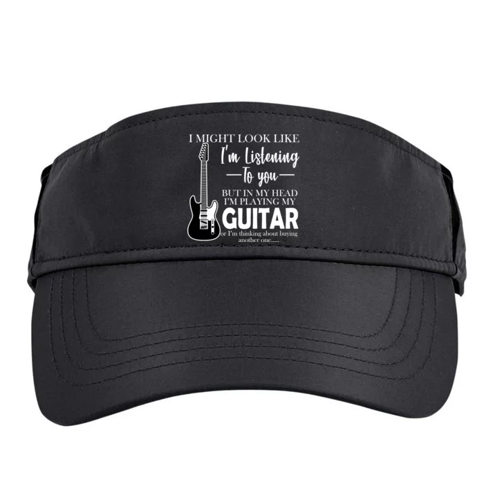 Funny Guitar Sarcastic Saying Adult Drive Performance Visor