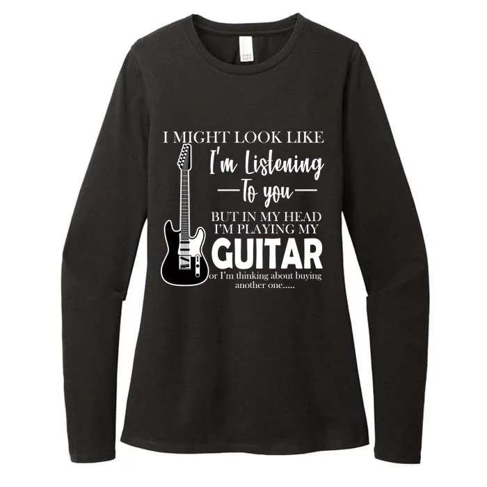 Funny Guitar Sarcastic Saying Womens CVC Long Sleeve Shirt