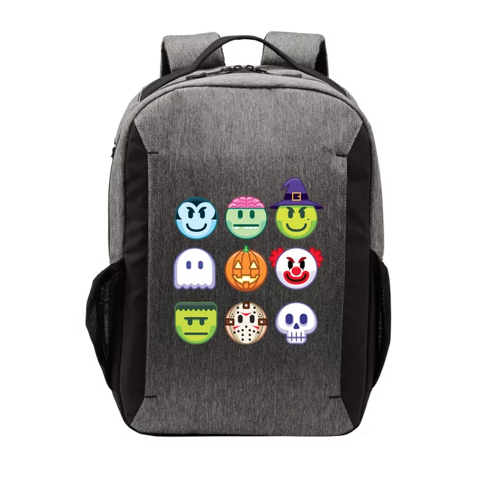 Funny Halloween Emoji's Vector Backpack