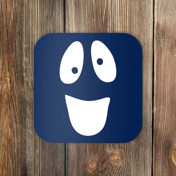 Funny Halloween Ghost Face Coaster