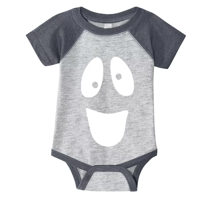 Funny Halloween Ghost Face Infant Baby Jersey Bodysuit