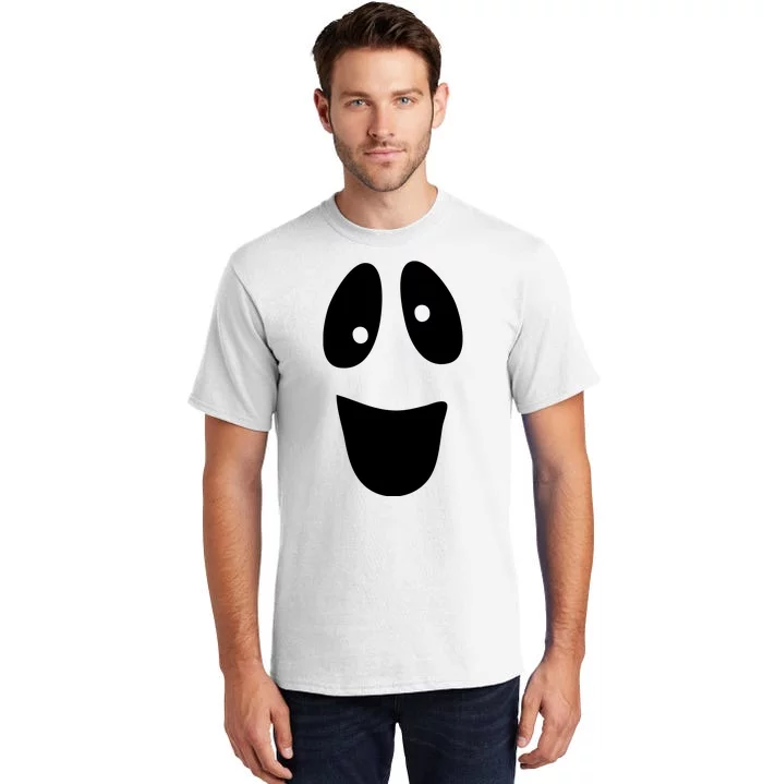 Funny Halloween Ghost Face Tall T-Shirt