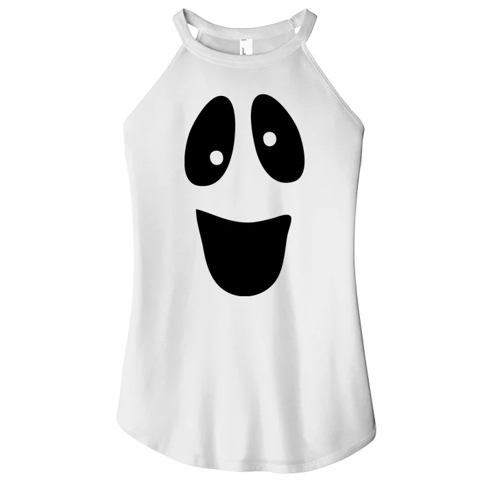 Funny Halloween Ghost Face Women’s Perfect Tri Rocker Tank