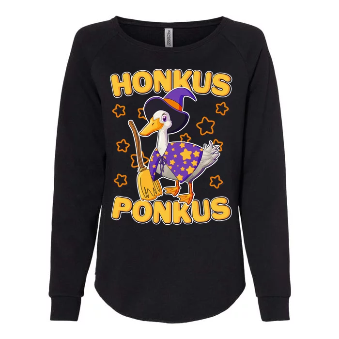 Funny Halloween Honkus Ponkus Duck Womens California Wash Sweatshirt