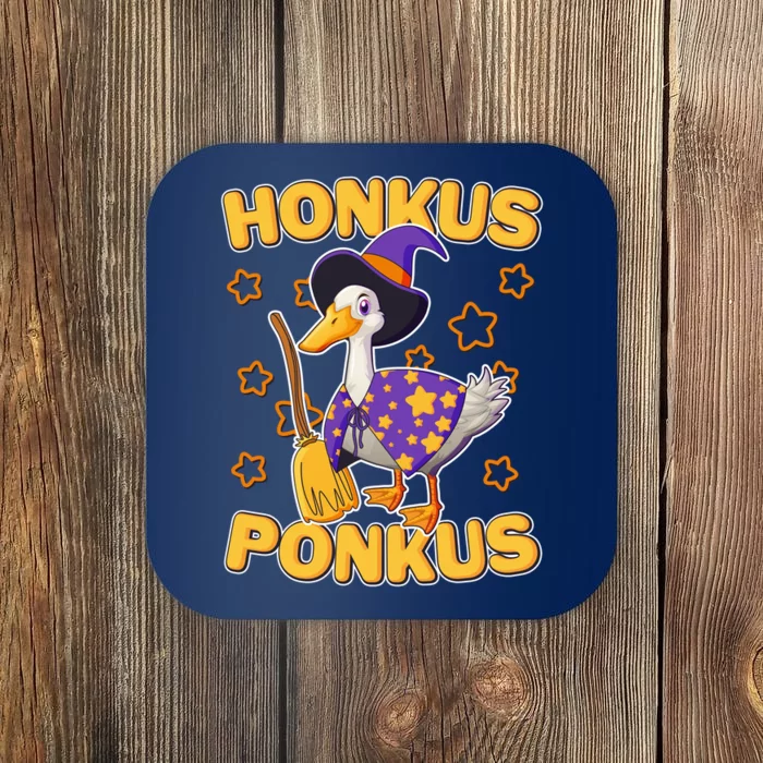 Funny Halloween Honkus Ponkus Duck Coaster