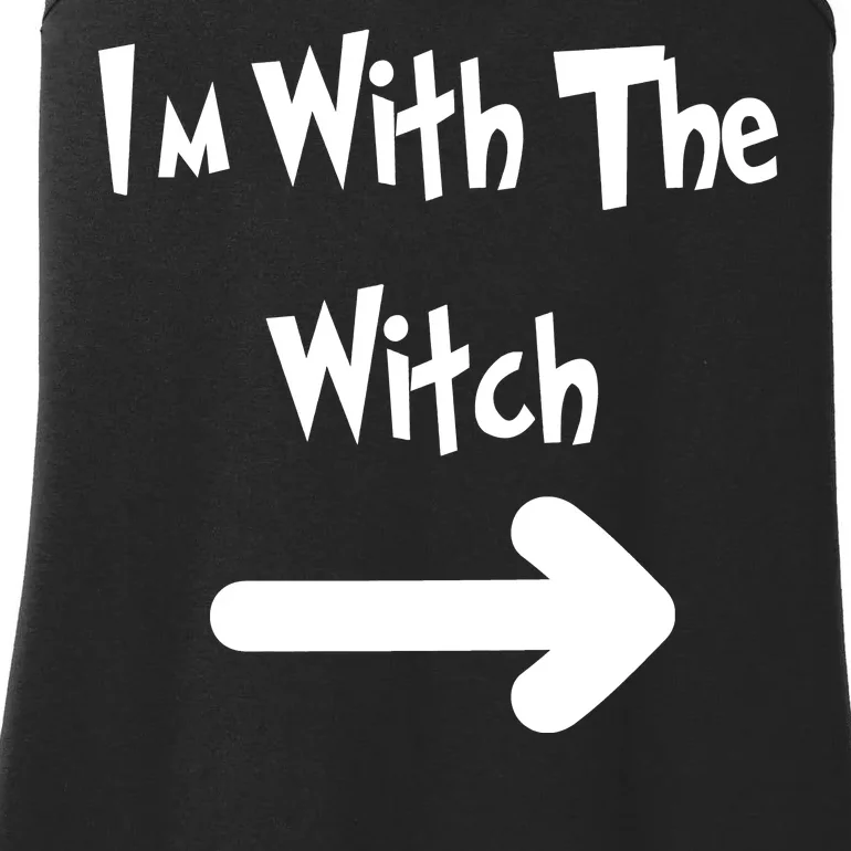 Funny Halloween I'm With The Witch Ladies Essential Tank