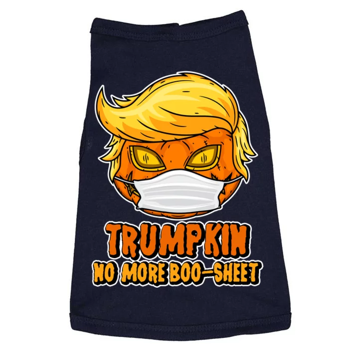 Funny Halloween Trumpkin No More Boo-Sheet Doggie Tank