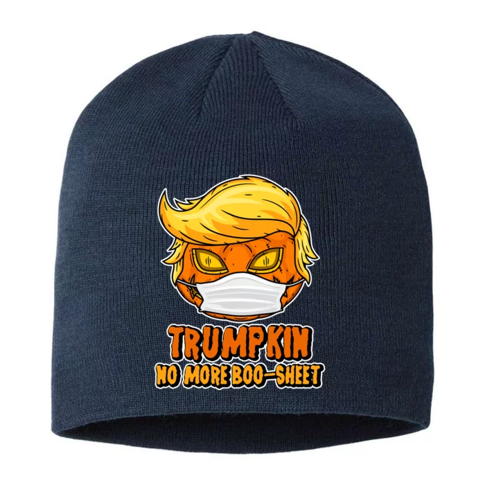 Funny Halloween Trumpkin No More Boo-Sheet 8 1/2in Sustainable Knit Beanie