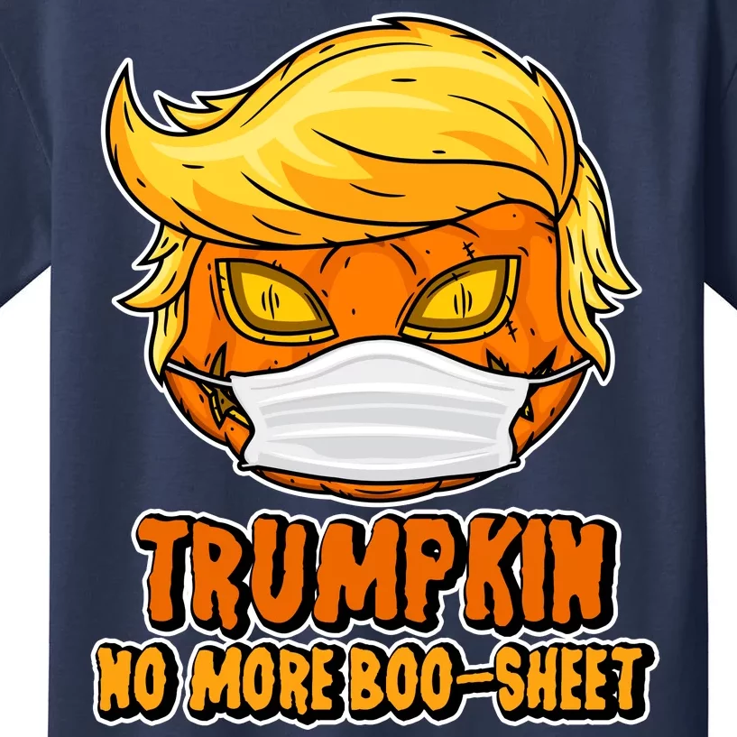 Funny Halloween Trumpkin No More Boo-Sheet Kids T-Shirt