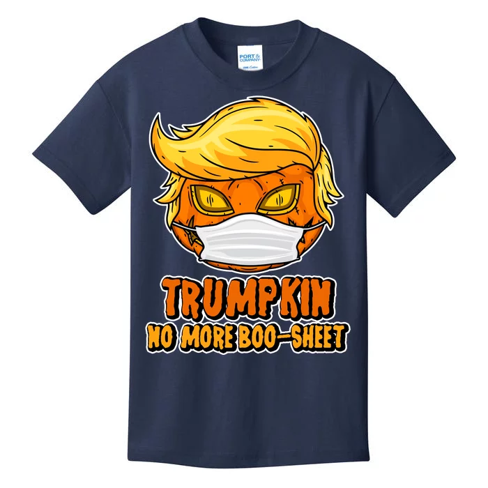 Funny Halloween Trumpkin No More Boo-Sheet Kids T-Shirt