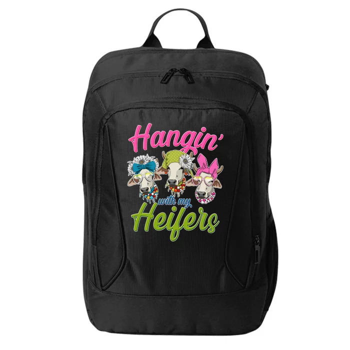 Funny Hangin' With My Heifers Cows City Backpack