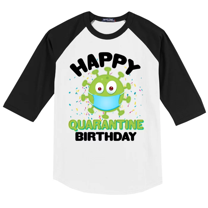 Funny Happy Quarantine Birthday Baseball Sleeve Shirt