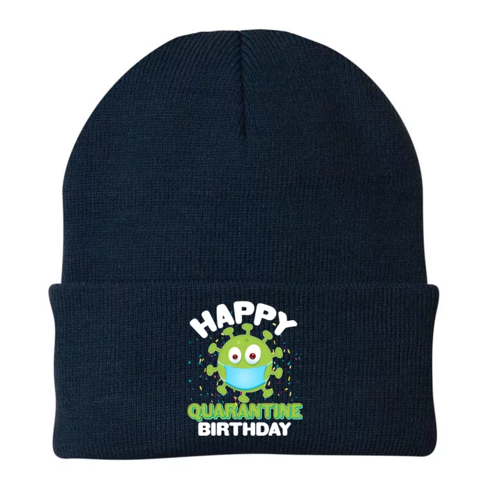 Funny Happy Quarantine Birthday Knit Cap Winter Beanie