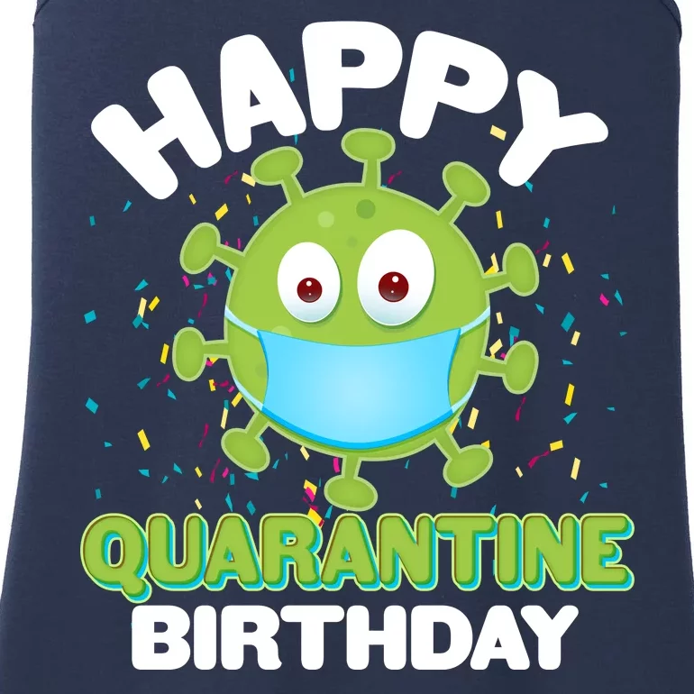 Funny Happy Quarantine Birthday Ladies Essential Tank