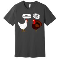 Funny Happy Thanksgiving Chicken Vs Turkey T-Shirt | TeeShirtPalace
