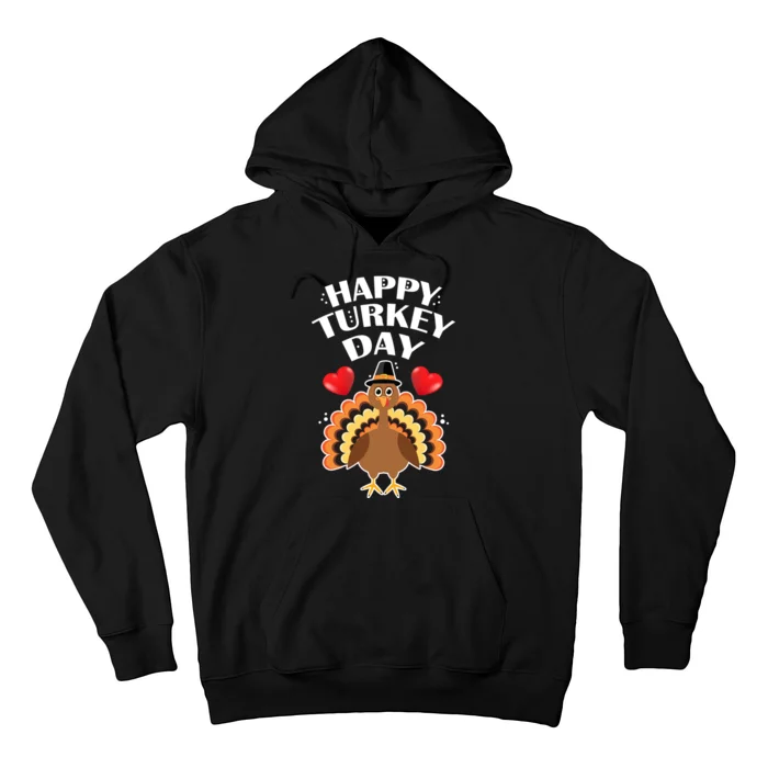 Funny Happy Turkey Day Hoodie