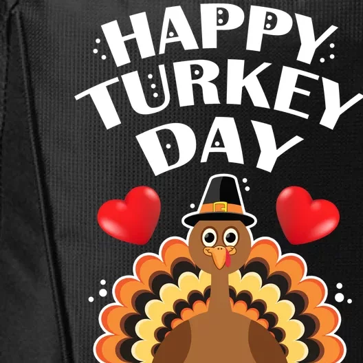 Funny Happy Turkey Day City Backpack