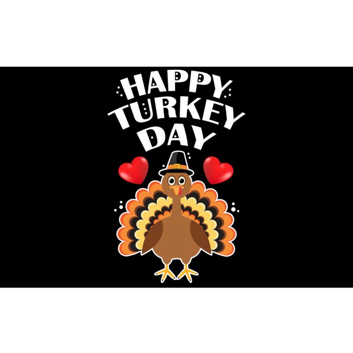 Funny Happy Turkey Day Bumper Sticker