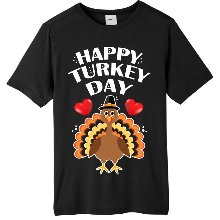 Funny Happy Turkey Day ChromaSoft Performance T-Shirt