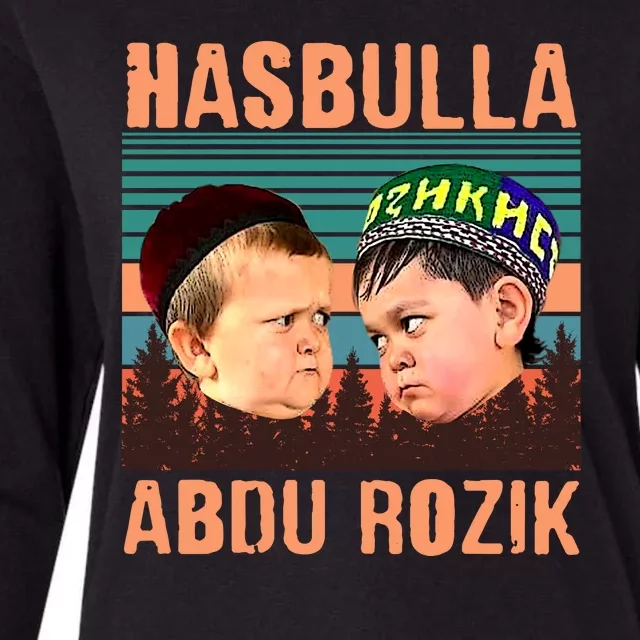 Funny Hasbulla Adbu Rozik MMA Fighting Meme Womens Cotton Relaxed Long Sleeve T-Shirt