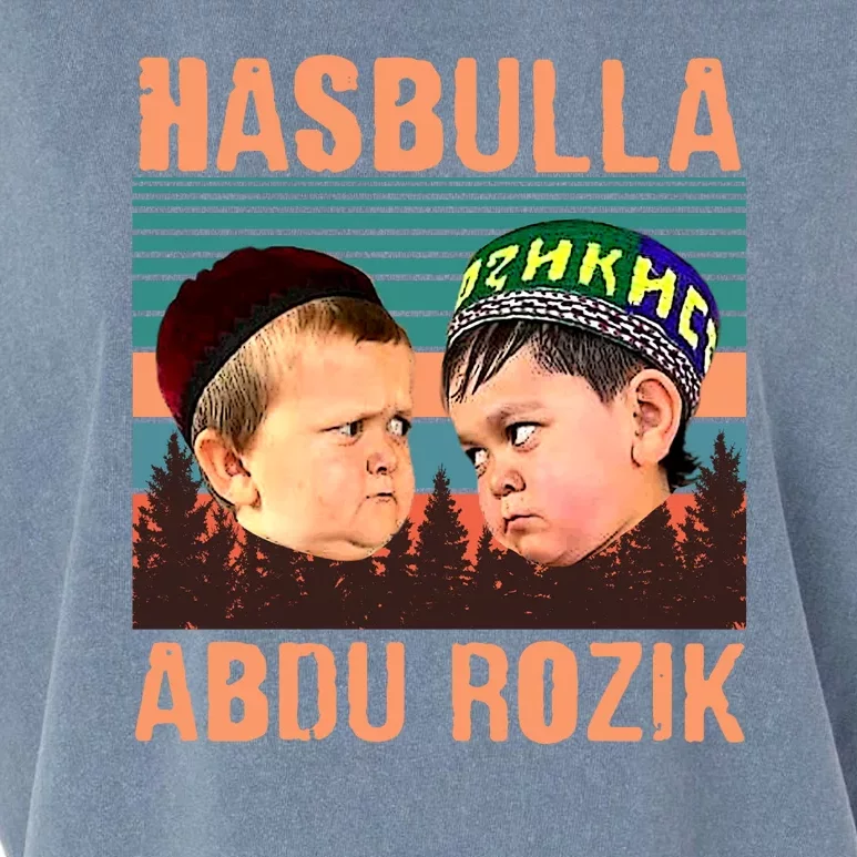 Funny Hasbulla Adbu Rozik MMA Fighting Meme Garment-Dyed Women's Muscle Tee