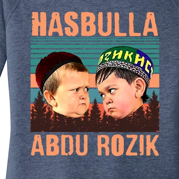 Funny Hasbulla Adbu Rozik MMA Fighting Meme Women's Perfect Tri Tunic Long Sleeve Shirt