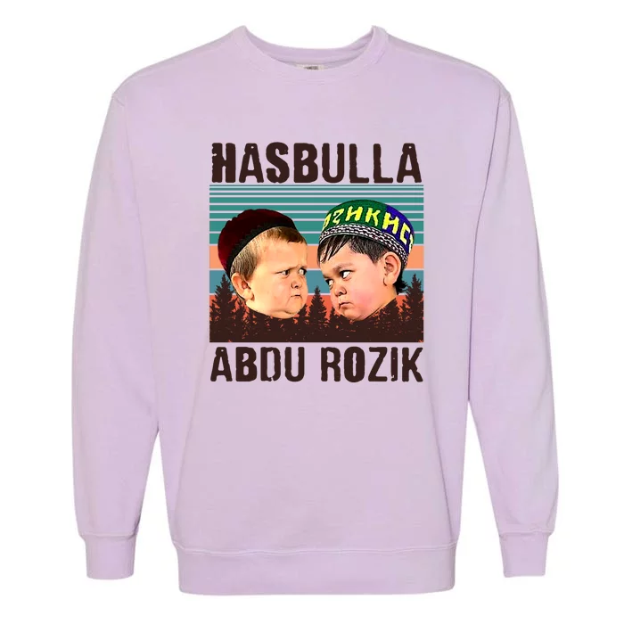 Funny Hasbulla Adbu Rozik MMA Fighting Meme Garment-Dyed Sweatshirt