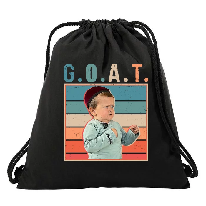 Funny Hasbulla GOAT MMA Fighting Meme Drawstring Bag