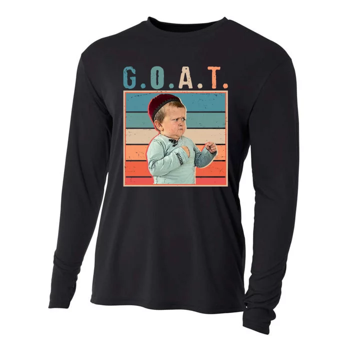 Funny Hasbulla GOAT MMA Fighting Meme Cooling Performance Long Sleeve Crew