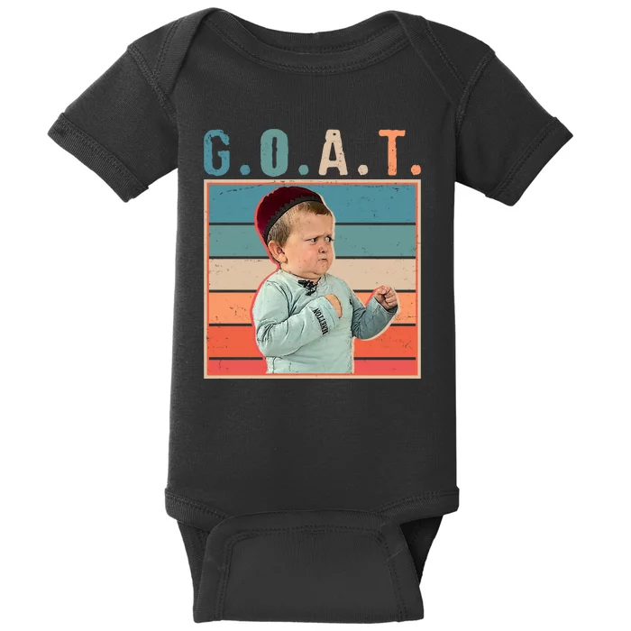 Funny Hasbulla GOAT MMA Fighting Meme Baby Bodysuit