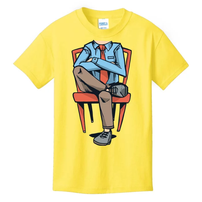 Funny Headless Man Kids T-Shirt