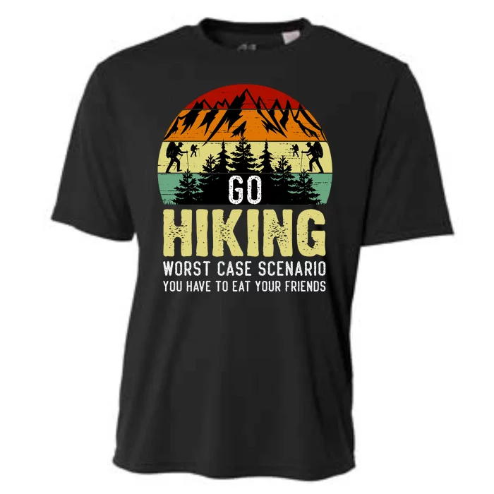 Funny Hiking Cooling Performance Crew T-Shirt