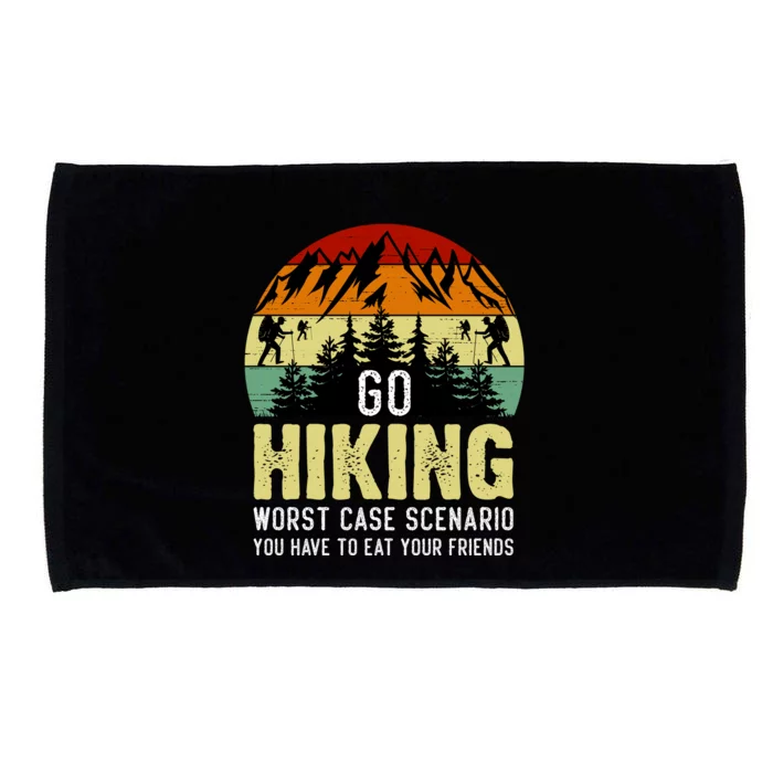 Funny Hiking Microfiber Hand Towel