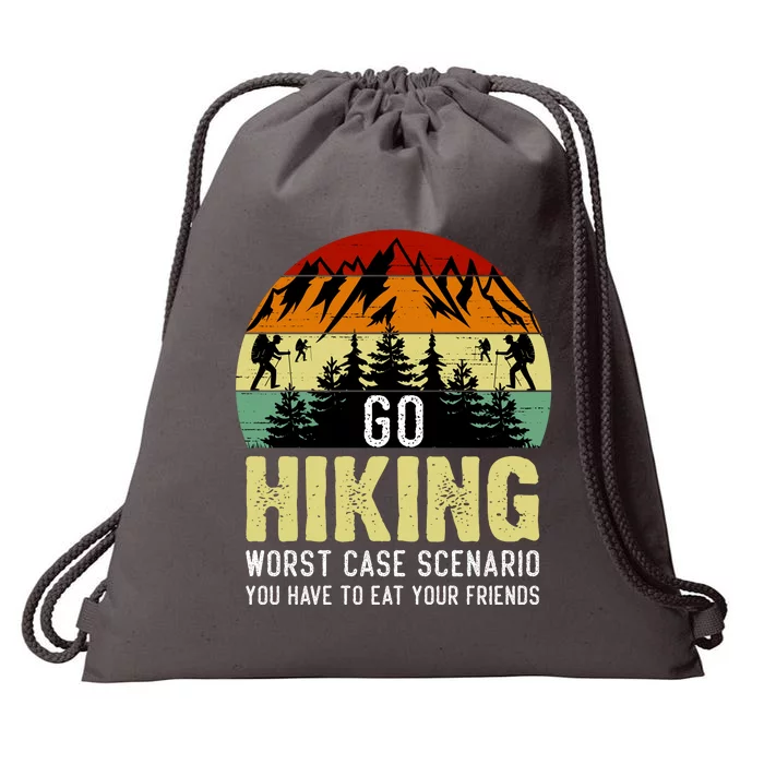 Funny Hiking Drawstring Bag