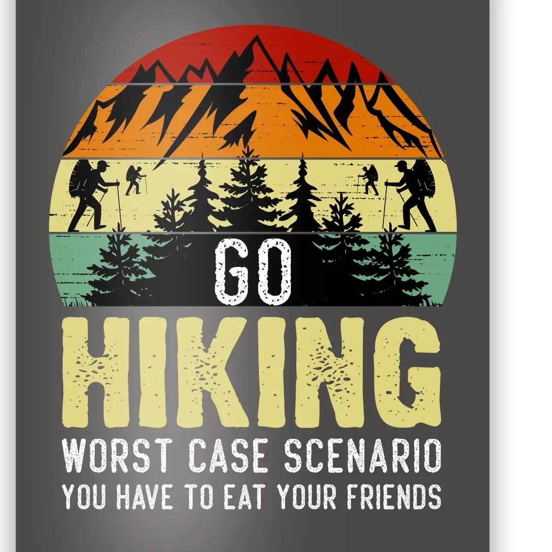 Funny Hiking Poster