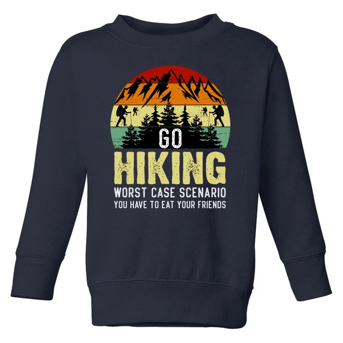 Funny Hiking Toddler Sweatshirt