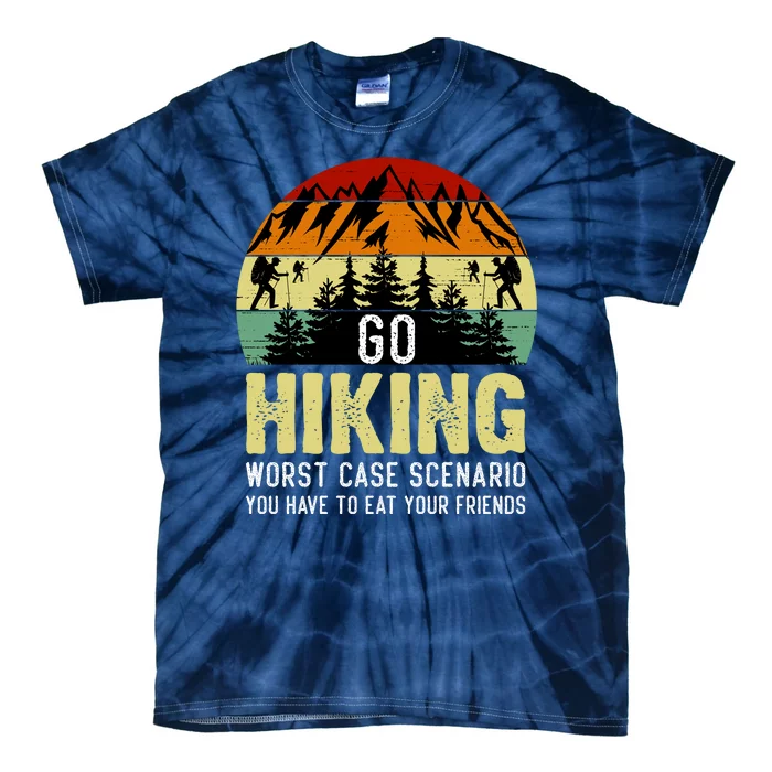 Funny Hiking Tie-Dye T-Shirt