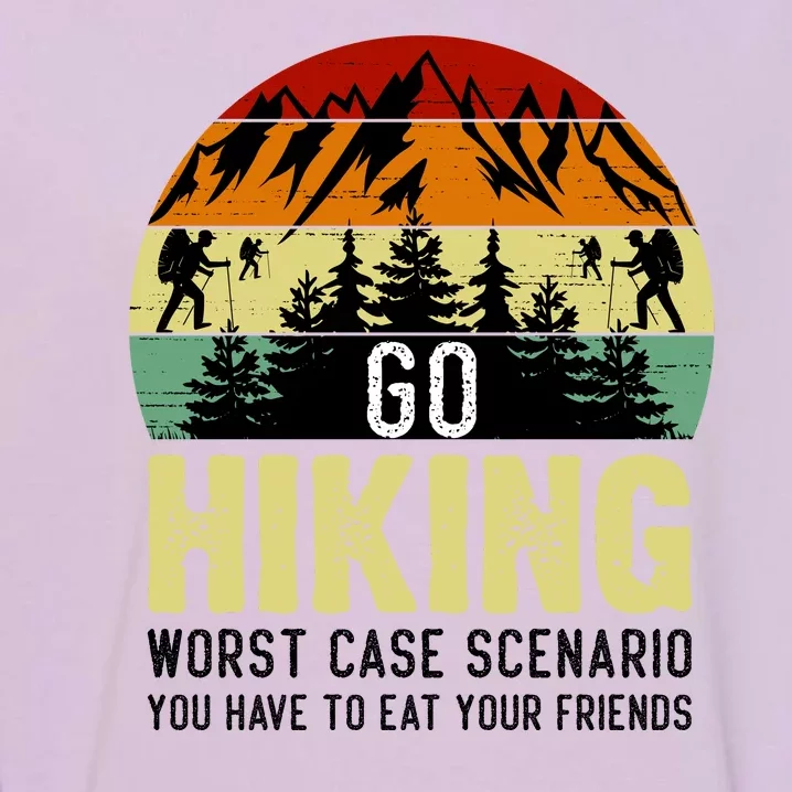 Funny Hiking Garment-Dyed Sweatshirt