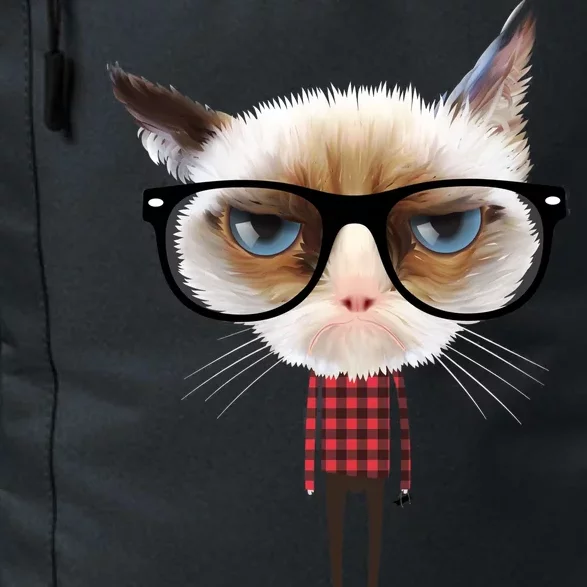 Funny Hipster Cat Daily Commute Backpack