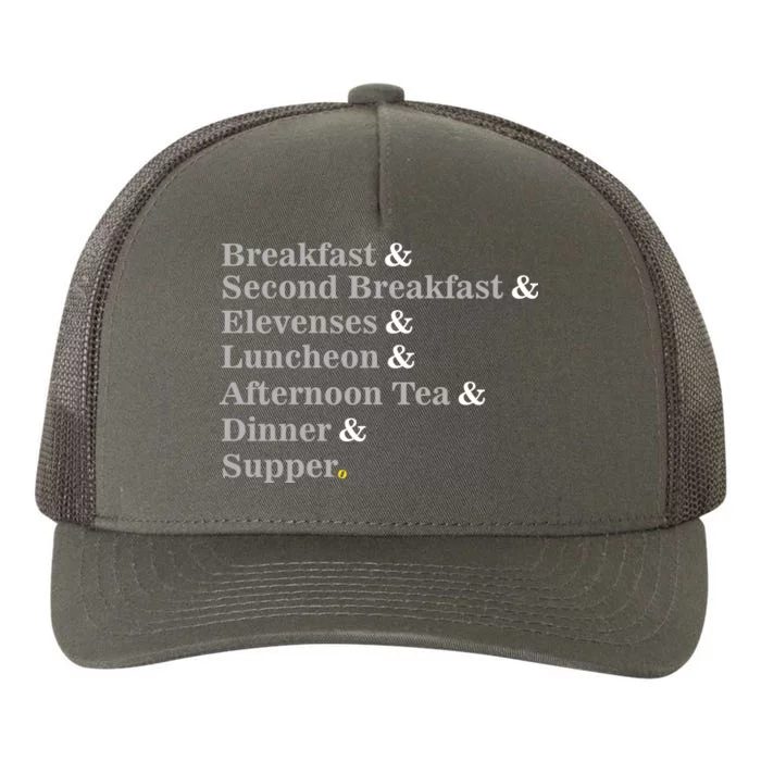 Funny Hobbit Meals Yupoong Adult 5-Panel Trucker Hat