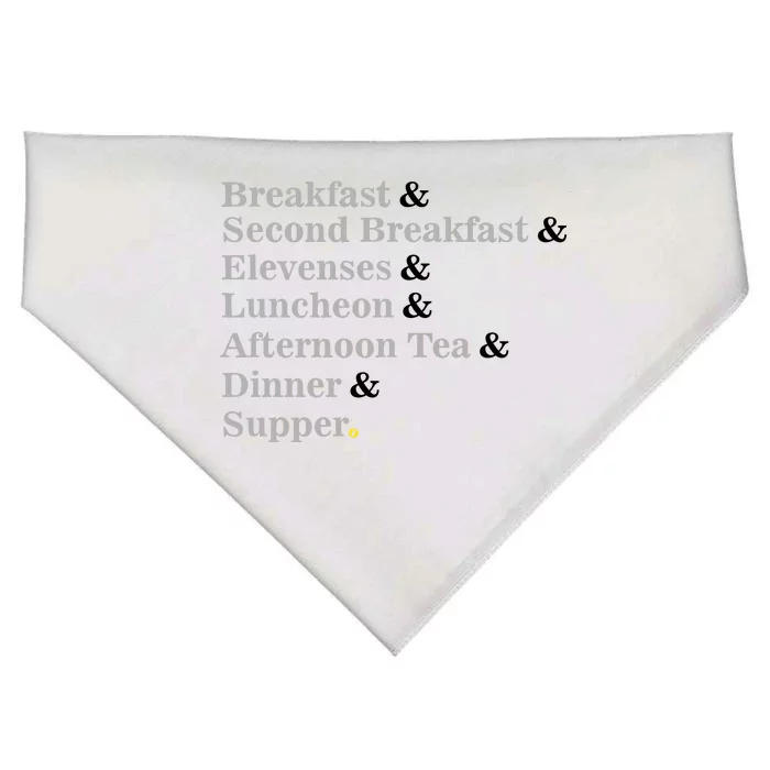 Funny Hobbit Meals USA-Made Doggie Bandana