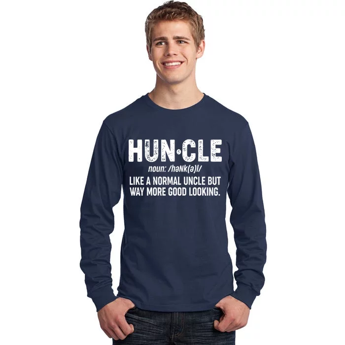 Funny HUNCLE Definition Tall Long Sleeve T-Shirt