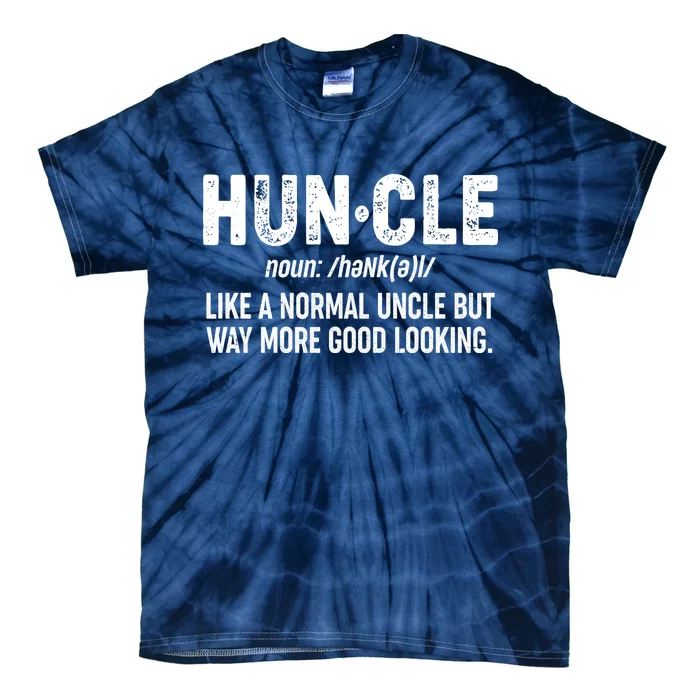 Funny HUNCLE Definition Tie-Dye T-Shirt